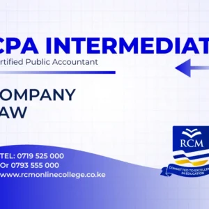 Company Law, RCM Online College