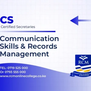 Communication Skills & Records Management, RCM Online College