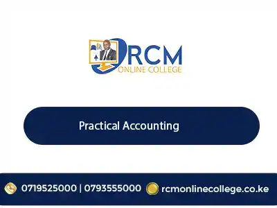 Practical accounting, accounting course, financial management, bookkeeping, financial statements, tax compliance, business finance, RCM Online College.