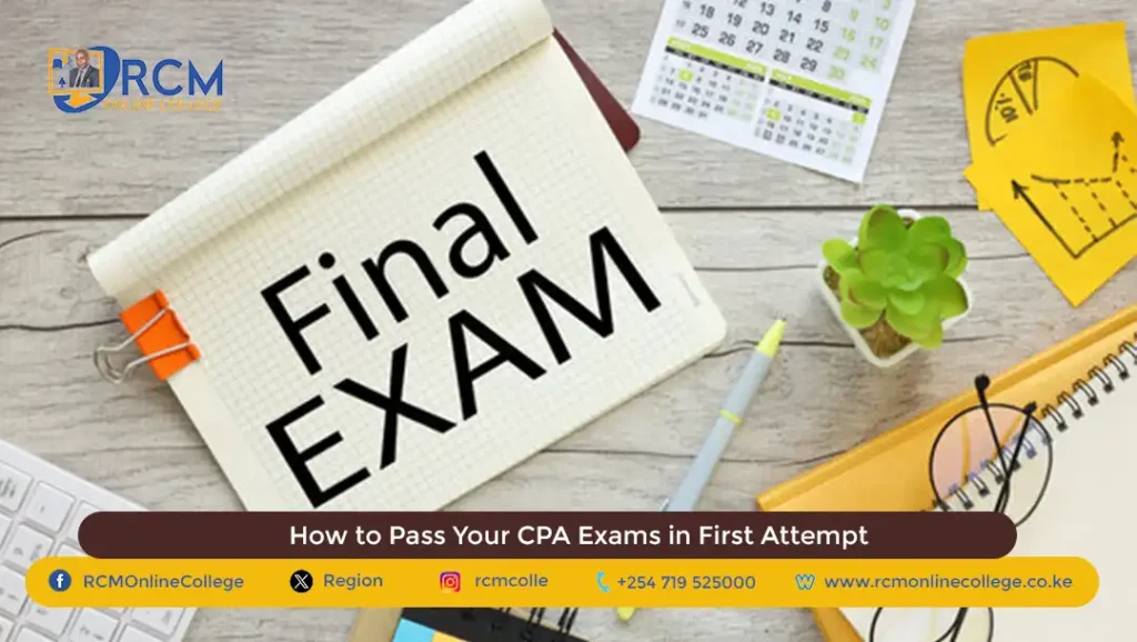 How to pass your CPA Exams in first attempt, RCM Online College, What to do after CPA