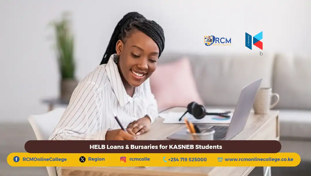 HELB Loans & Bursaries for KASNEB Students, RCM Online College, HELB LOANS