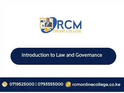 Introduction to law and governance, Introduction to Law, governance course, legal principles, business law, corporate governance, constitutional law, law and ethics, online law course, legal studies, public administration.