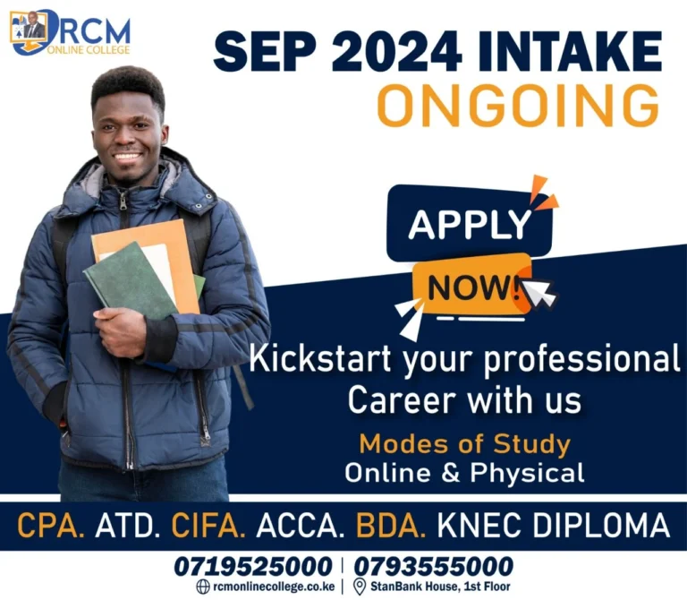 Congratulations to Our Students on Passing the KASNEB Examinations!, Intake, RCM Online College