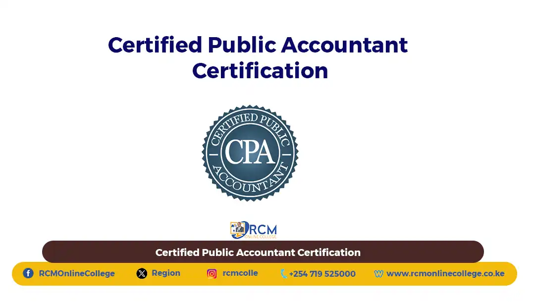 Certified Public Accountant Certification, RCM Online College