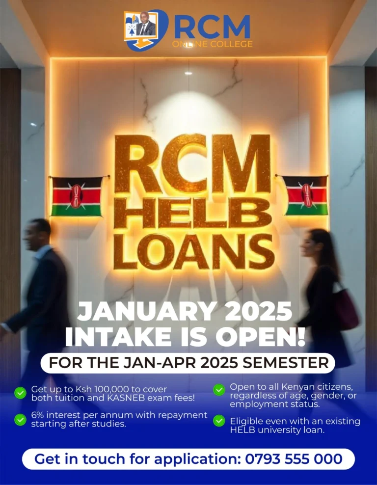 Unlocking Opportunities: How KASNEB Study Loans Empower Students to Break the Cycle of Poverty, RCM Online College