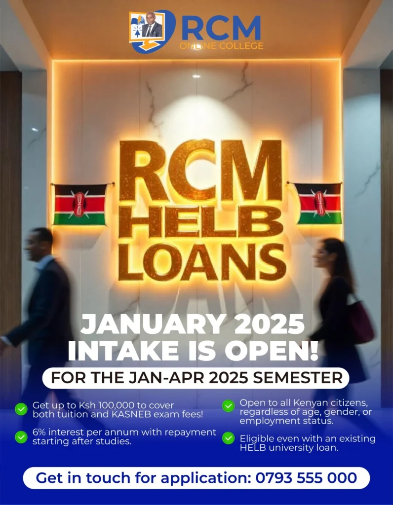 Unlocking Opportunities: How KASNEB Study Loans Empower Students to Break the Cycle of Poverty, RCM Online College