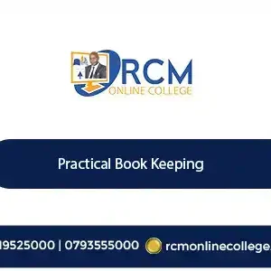 Practical Book Keeping, Practical bookkeeping, bookkeeping course, financial records, ledger management, accounting training, financial statements, business finance, RCM Online College.