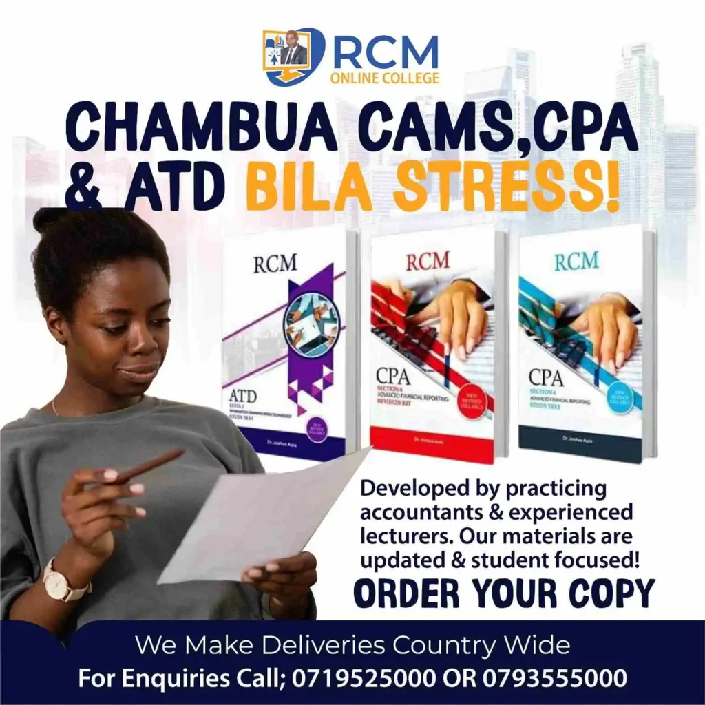 Empower Your CPAATD Journey with Comprehensive Study and Revision Kits, CPA study kits, ATD revision materials, BDA study texts, affordable CPA books, CIFA study resources, CS study materials Kenya.