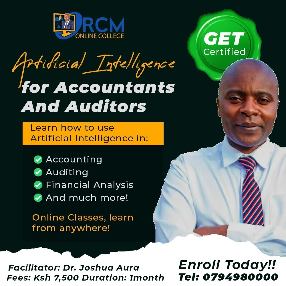 AI for accountants, AI tools in auditing, accounting AI course Kenya, AI offer extension, accountant training Kenya