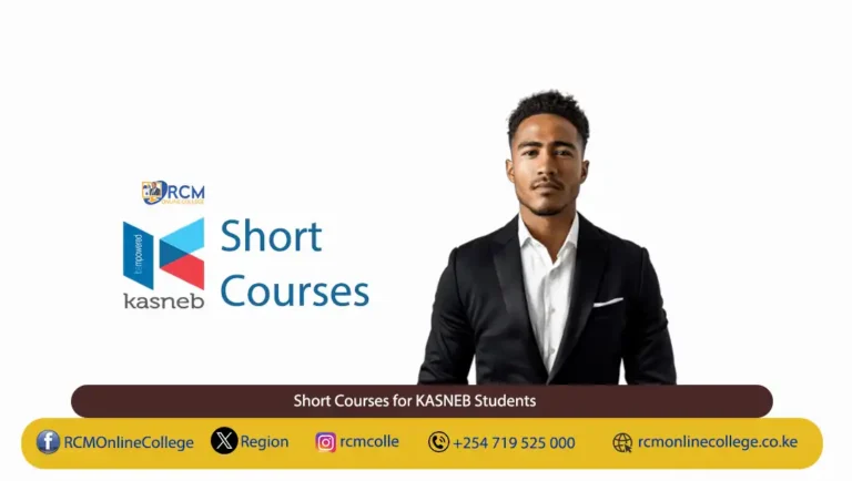 KASNEB short courses, Advanced Excel training Kenya, QuickBooks training Kenya, Sage accounting course, iTax filing training, Tally course Kenya, bookkeeping short courses, accounting software training Kenya, CPA student skills, RCM Online College courses