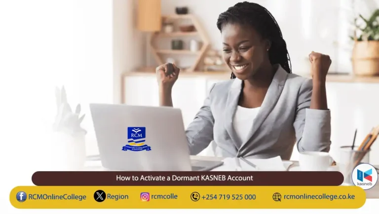 dormant kasneb account, KASNEB account reactivation, how to reactivate dormant KASNEB account, KASNEB renewal process, KASNEB student portal, CPA classes Kenya, ATD classes Kenya, CS classes Kenya, CIFA classes Kenya, CAMS classes Kenya, RCM Online College KASNEB courses