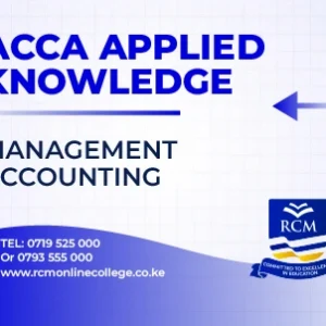 RCM Online College, ACCA, Applied Knowledge