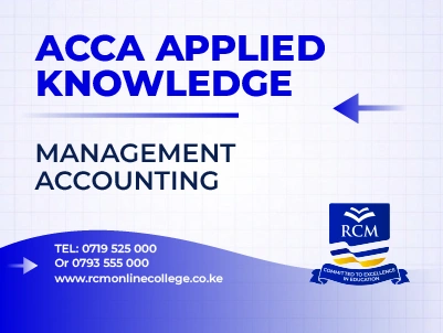 RCM Online College, ACCA, Applied Knowledge
