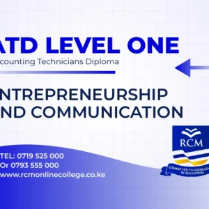 RCM Online College, Entrepreneurship and communication