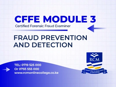 RCM Online College, Fraud Prevention and Detection