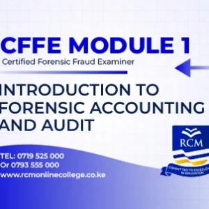 RCM Online College, Introduction to Forensic Accounting and Audit