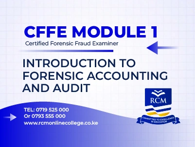 RCM Online College, Introduction to Forensic Accounting and Audit