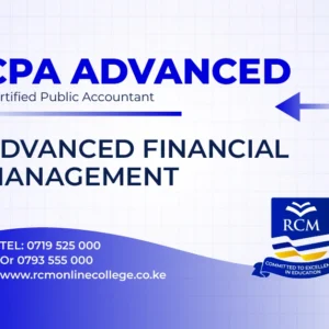 RCM Online College, Advanced Financial Management