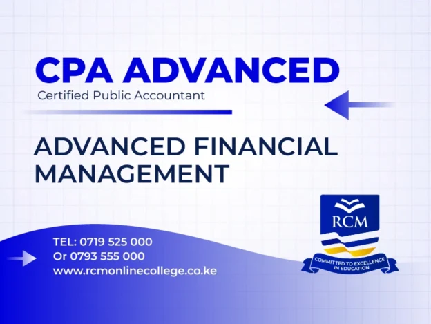 RCM Online College, Advanced Financial Management