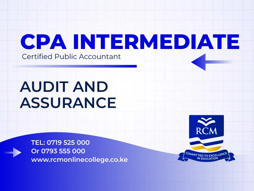 RCM Online College, Audit and Assurance