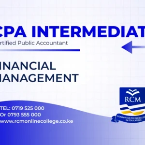 RCM Online College, Financial Management