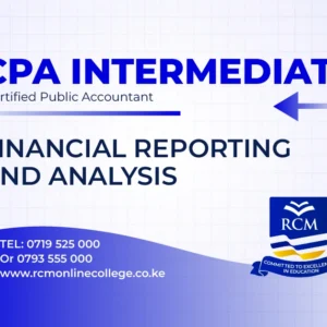 RCM Online College, Financial Reporting and Analysis
