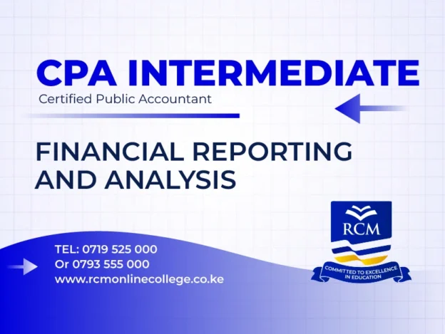 RCM Online College, Financial Reporting and Analysis