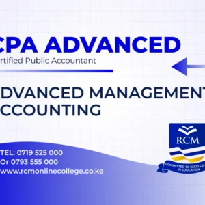 Advanced Management Accounting, RCM Online College