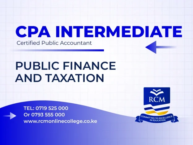 RCM Online College, public finance and taxation