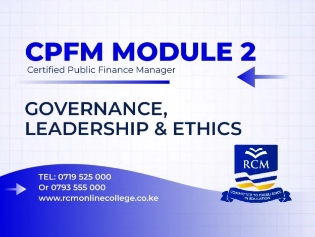 RCM Online College, Governance leadership and Ethics