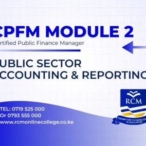RCM Online College, Public Sector Accounting and Reporting 2