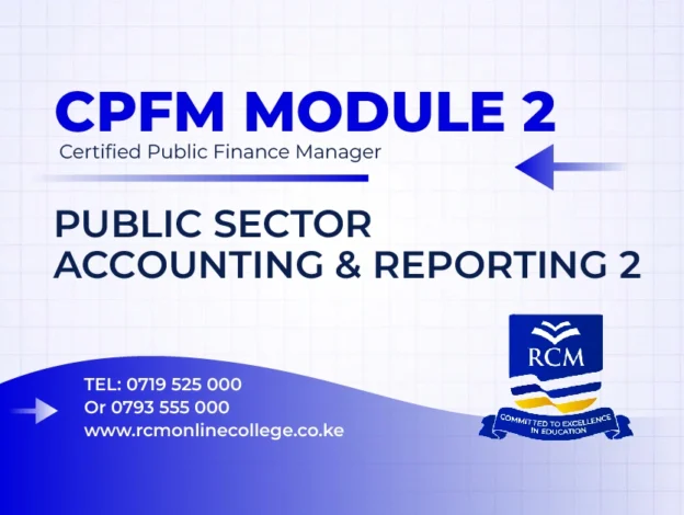 RCM Online College, Public Sector Accounting and Reporting 2