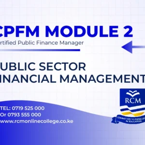 Public Sector Financial Management, RCM Online College