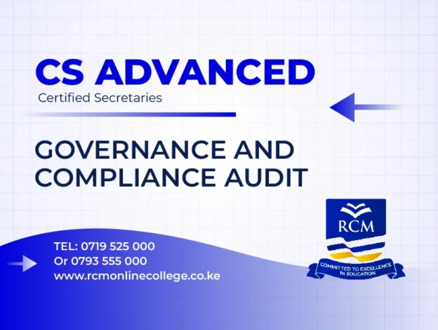 RCM Online College, Governance and Compliance Audit
