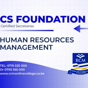 RCM Online College, Human Resources Management