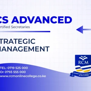 RCM Online College, Strategic Management
