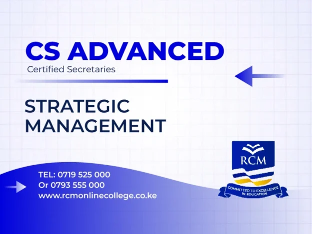 RCM Online College, Strategic Management