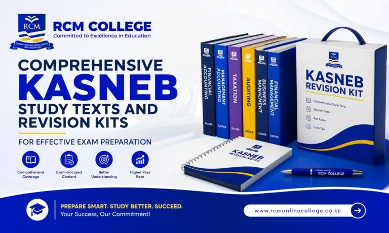 KASNEB Study Text, KASNEB Study Material, RCM Online College