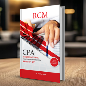 CPA Intermediate Level Public Finance and Taxation Revision Kit, RCM Online College